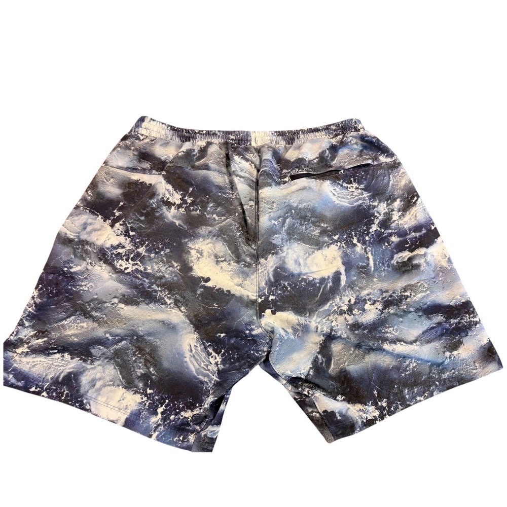 Lululemon Pace Breaker Lined Shorts Blue Blk ‎ Men XL Swim trunks Boardshorts
